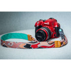Tracolla per fotocamera Leofoto L-CS-204, maschera rossa