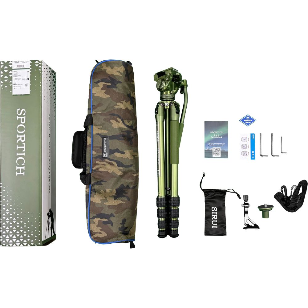 Sirui Treppiede sportivo SP004+G5X verde