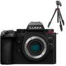 Panasonic LUMIX DC-G9II corpo + Joby Treppiede
