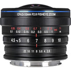Laowa 4.5-10mm f/2.8 CF Obiettivo zoom fisheye con attacco L.