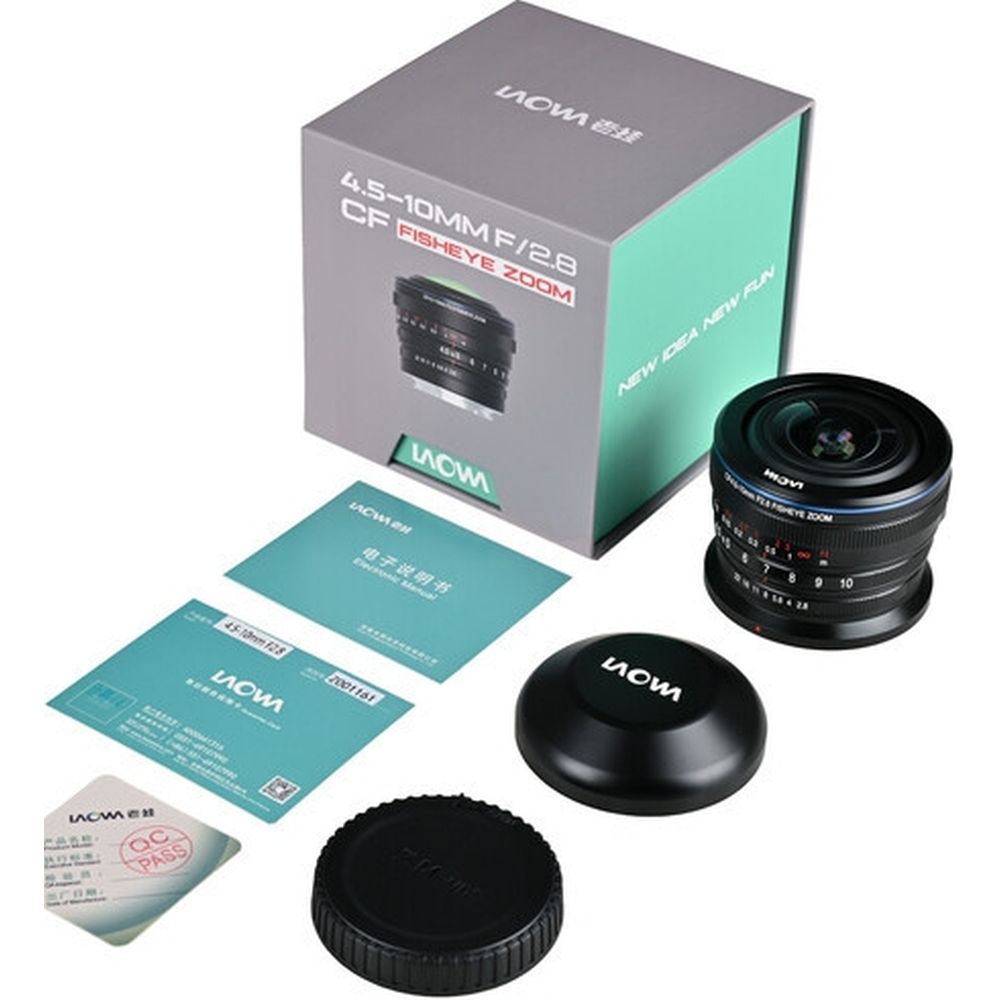 Laowa 4.5-10mm f/2.8 CF Obiettivo zoom fisheye con attacco L.
