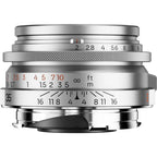 Thypoch Full-frame Ksana 35mm f/2 ASPH. with lens hood Leica M, silver chrome