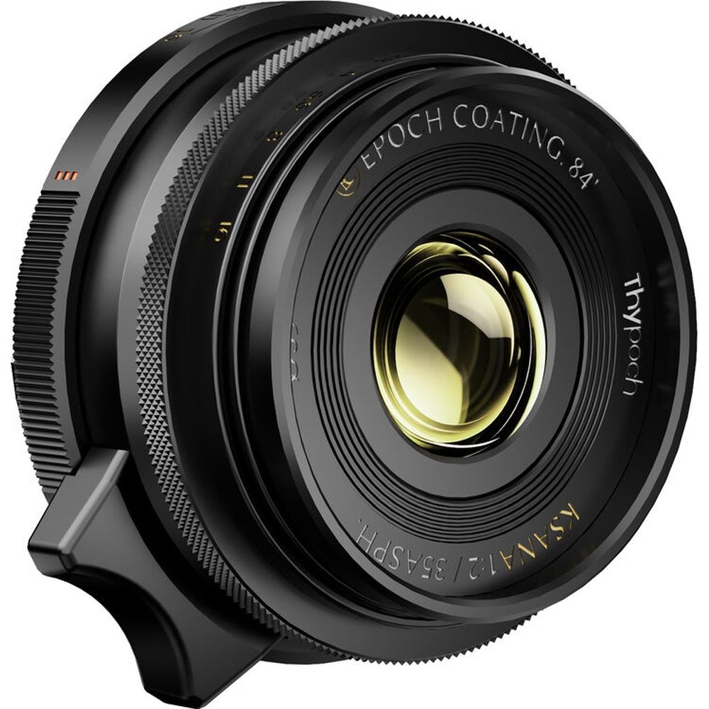 Thypoch Full-frame Ksana 35mm f/2 ASPH. with lens hood Leica M, black Paint