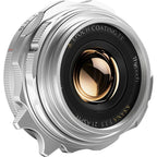 Thypoch Ksana 21mm f/3.5 con paraluce Leica M, argento
