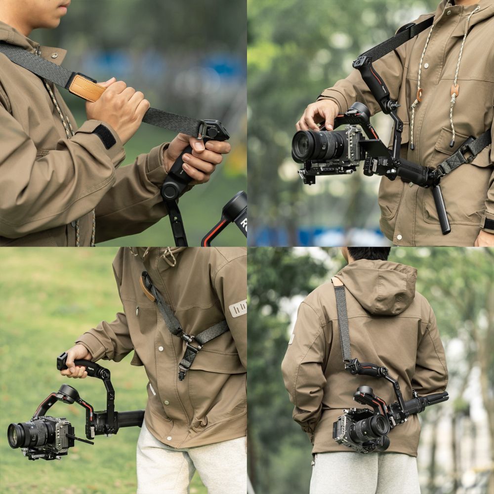 Tracolla SmallRig 5362 per stabilizzatori DJI, nera
