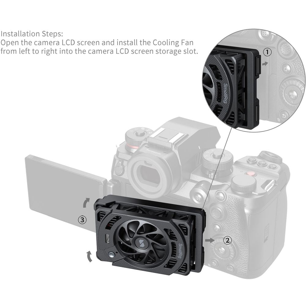 Ventola di raffreddamento SmallRig 5875 per Panasonic LUMIX S1 II / S1 IIE / S1R II