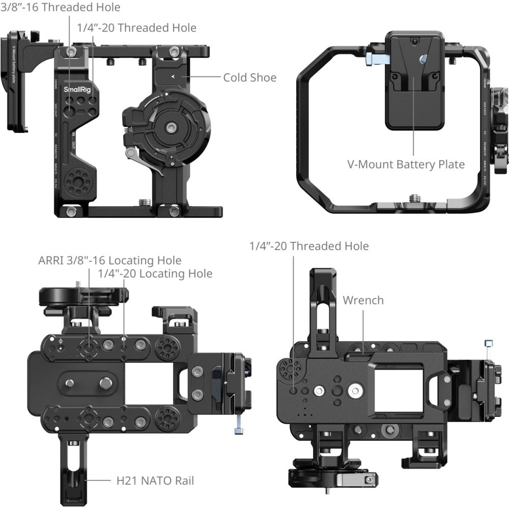 Kit gabbia SmallRig 5801 per Sony FX6