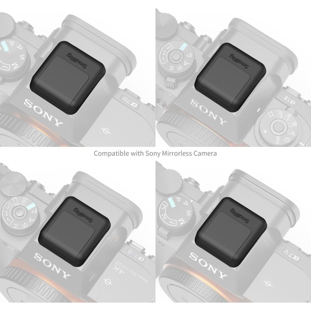 Copertura per slitta a contatto caldo SmallRig 6247 per Sony (2 pezzi, completamente nera)