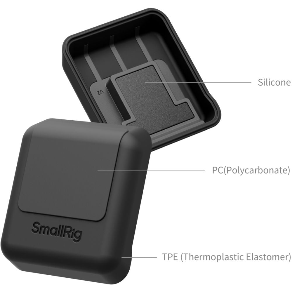 Copertura per slitta a contatto caldo SmallRig 6247 per Sony (2 pezzi, completamente nera)