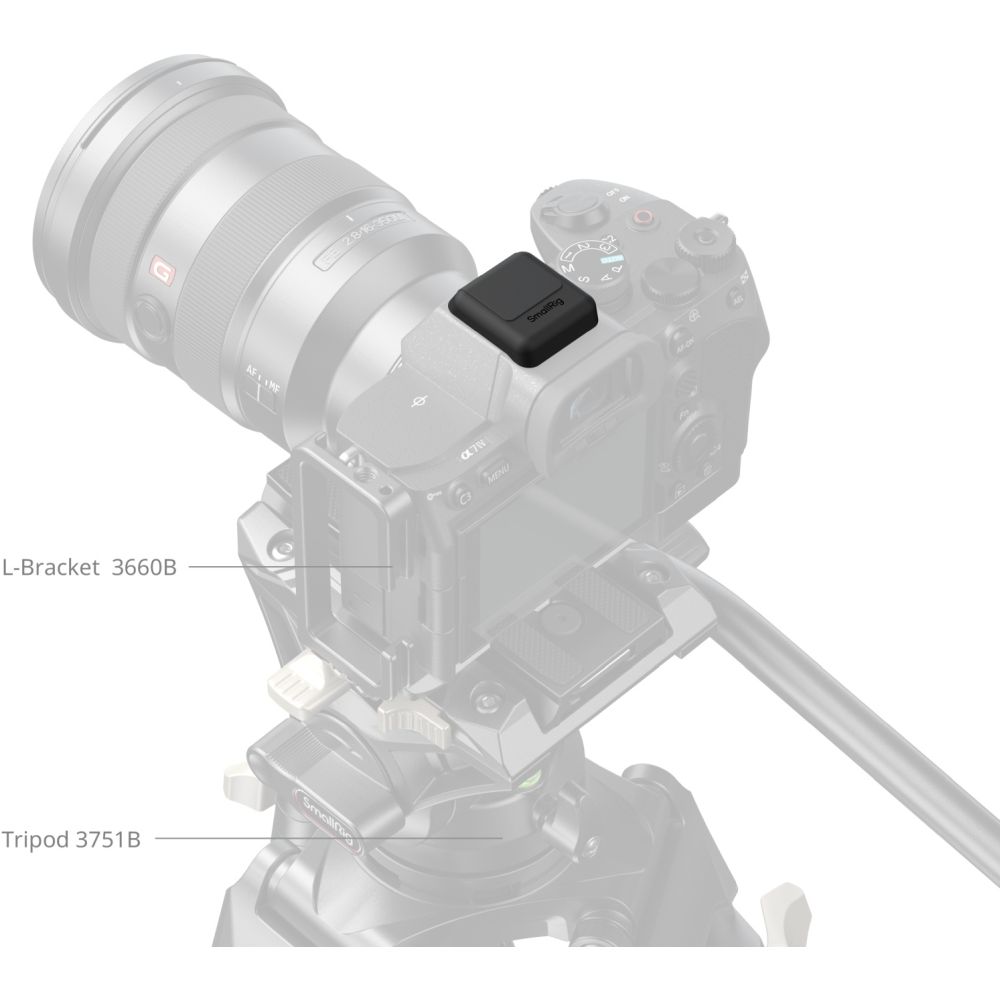Copertura per slitta a contatto caldo SmallRig 6247 per Sony (2 pezzi, completamente nera)