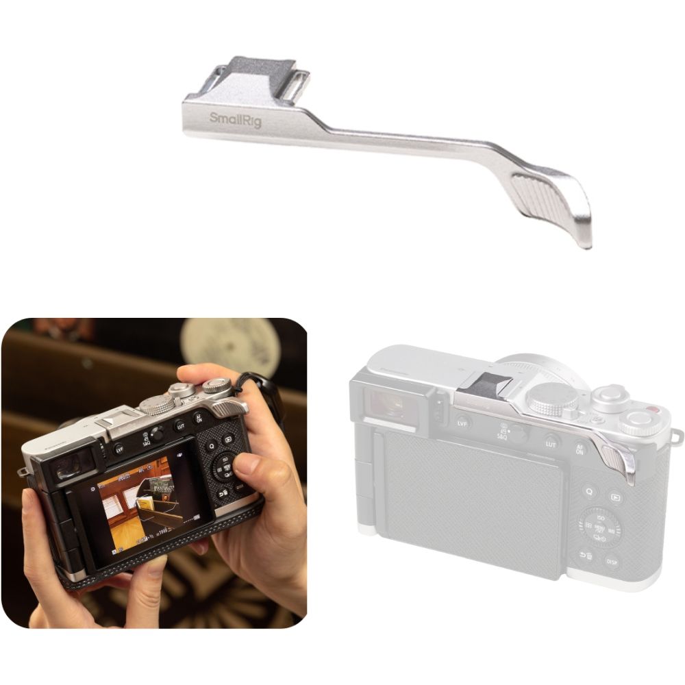 Impugnatura per pollice SmallRig 5703 per Panasonic LUMIX L10, argento