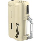 Kit caricabatterie SmallRig 6088 con 1 batteria 21700 da 5000 mAh, colore marrone sabbia.