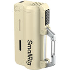 Kit caricabatterie SmallRig 6089 con 2 batterie 21700 da 5000 mAh, colore marrone sabbia.