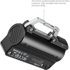 Kit caricabatterie SmallRig 6091 con 2 batterie 21700 da 5000 mAh, colore nero.
