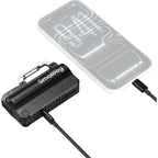 Kit caricabatterie SmallRig 6091 con 2 batterie 21700 da 5000 mAh, colore nero.