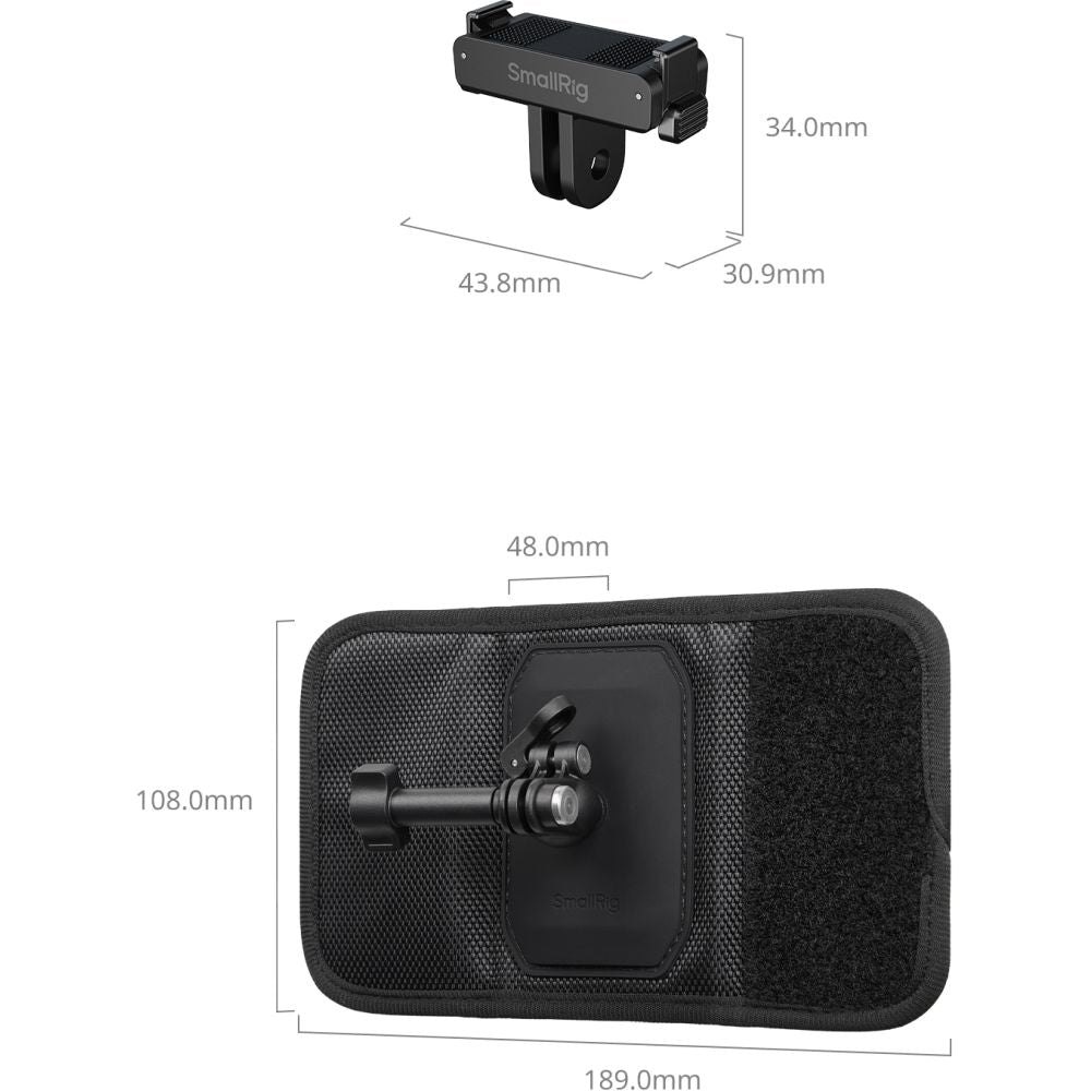 SmallRig 6306 Backpack Strap Mount for DJI Osmo Action 6 / Nano