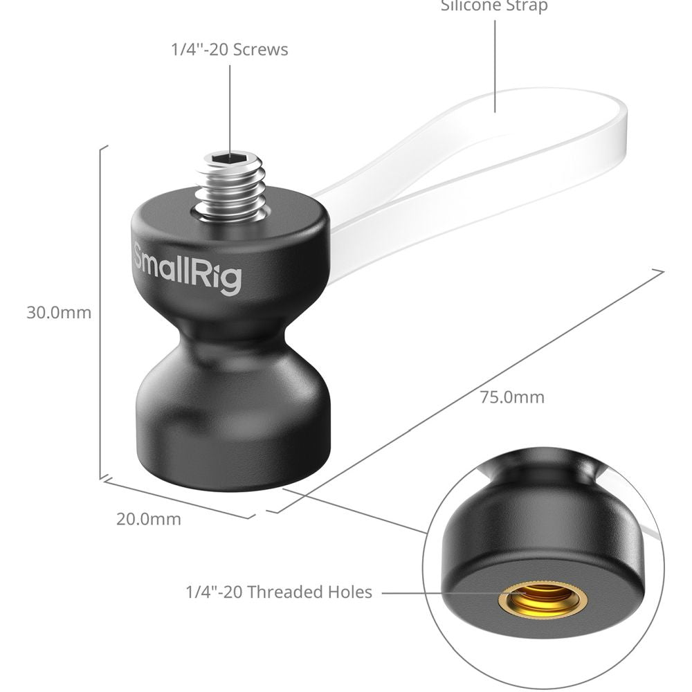 Morsetto per cavi SmallRig 6527 (10 pezzi, nero)