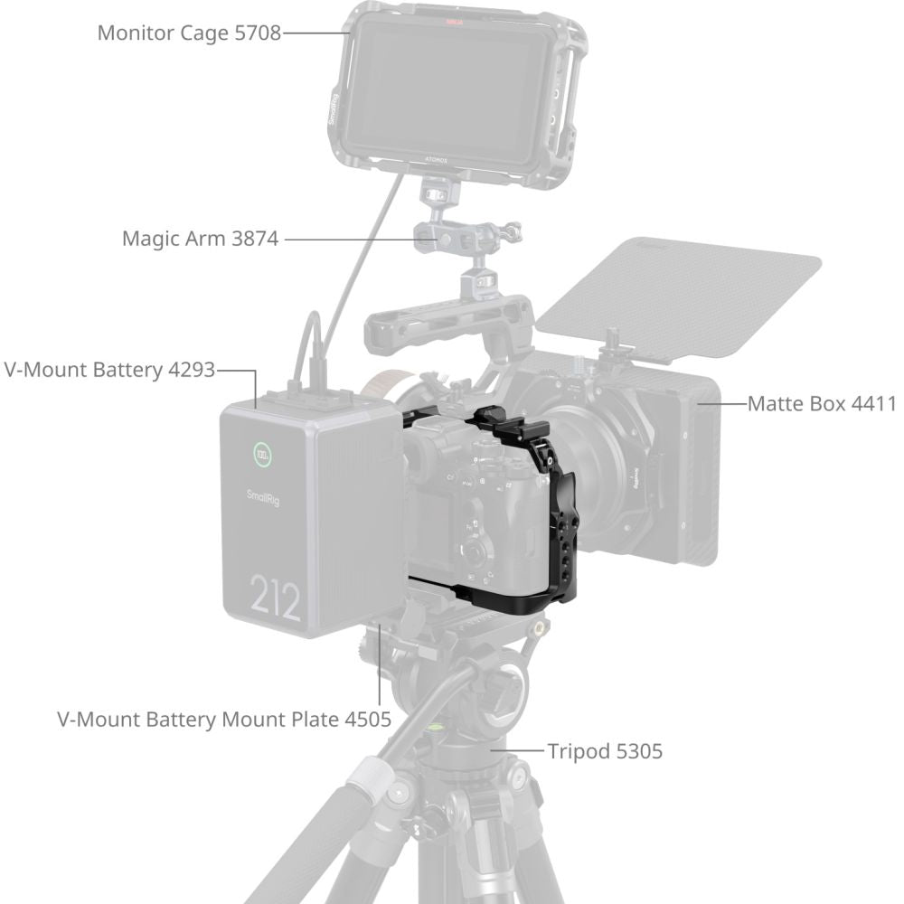 Gabbia a sgancio rapido SmallRig 6702 "HawkLock" per Sony Alpha 7R VI