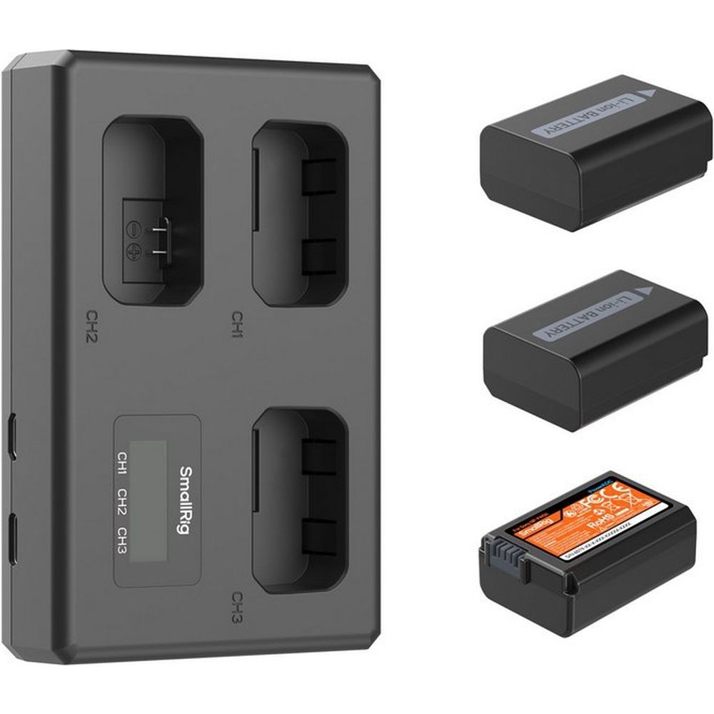 Kit batteria SmallRig 6019 per fotocamera Sony NP-FW50