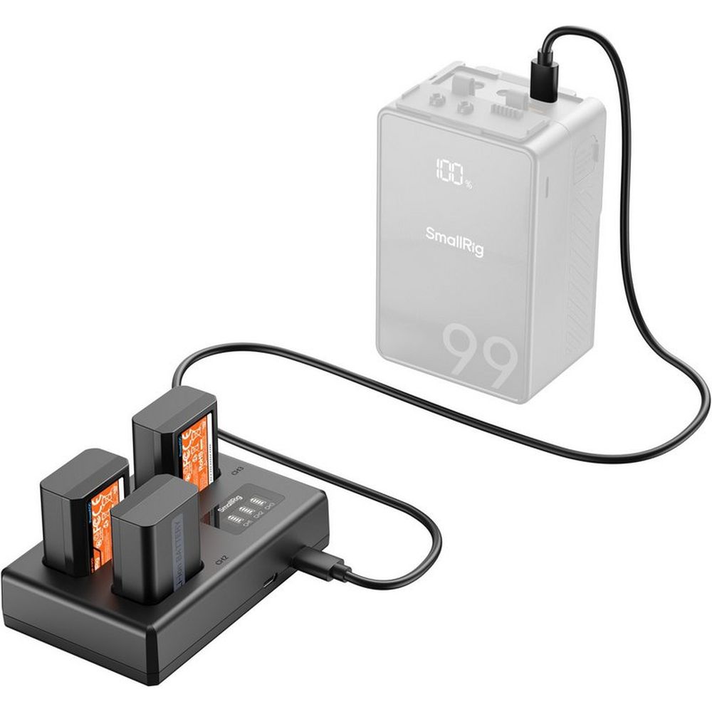 Kit batteria SmallRig 6019 per fotocamera Sony NP-FW50