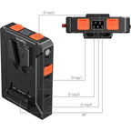 Adattatore per batteria V-Attacco con gestione intelligente dell'alimentazione SmallRig 5653 (edizione base)
