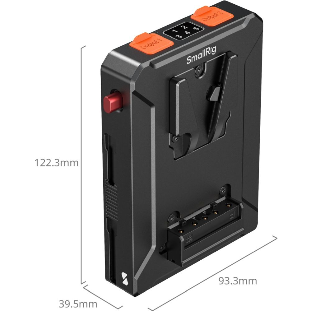 Adattatore per batteria V-Attacco con gestione intelligente dell'alimentazione SmallRig 5653 (edizione base)