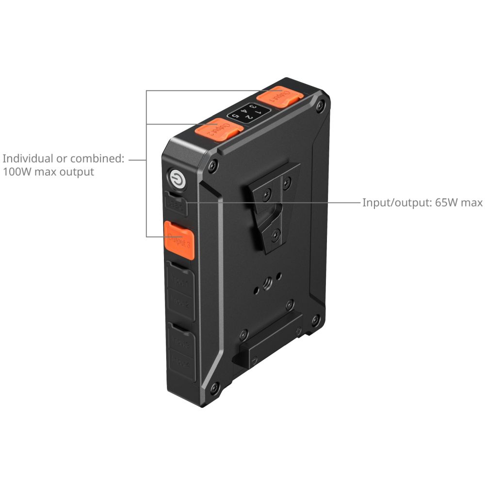 Adattatore per batteria V-Attacco con gestione intelligente dell'alimentazione SmallRig 5653 (edizione base)