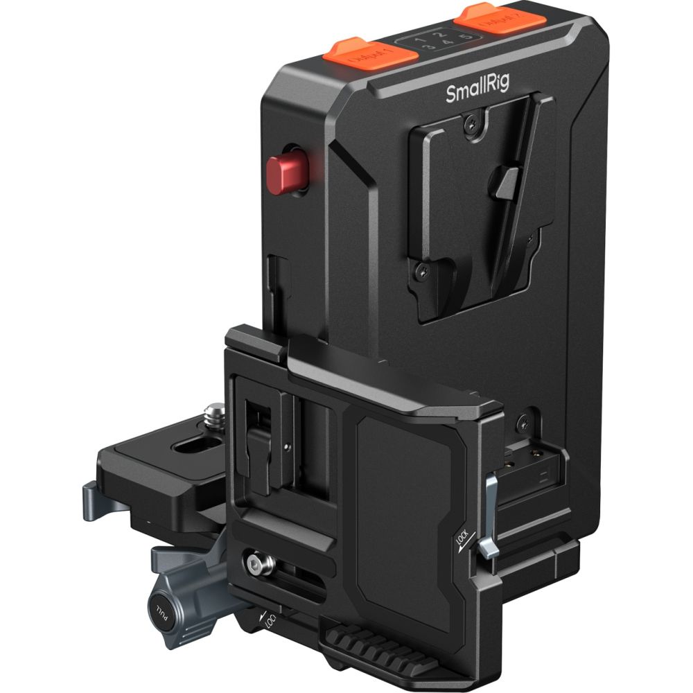 Adattatore per batteria V-Attacco con gestione intelligente dell'alimentazione SmallRig 5899 (compatibile con piastra a sgancio rapido Arca-Swiss)