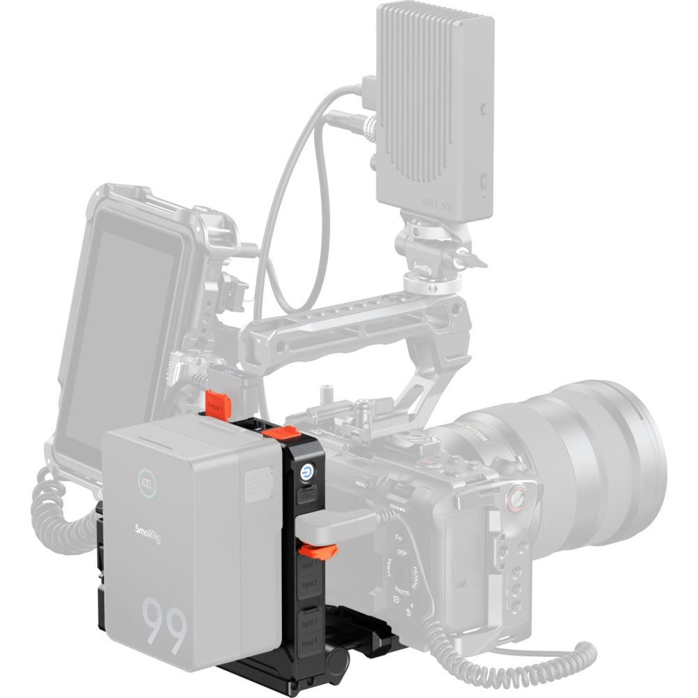 Adattatore per batteria V-Attacco con gestione intelligente dell'alimentazione SmallRig 5899 (compatibile con piastra a sgancio rapido Arca-Swiss)