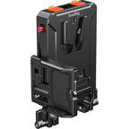 Piastra adattatrice per batteria V-Attacco con gestione intelligente dell'alimentazione SmallRig 5881 (con morsetto a doppia asta da 15mm)