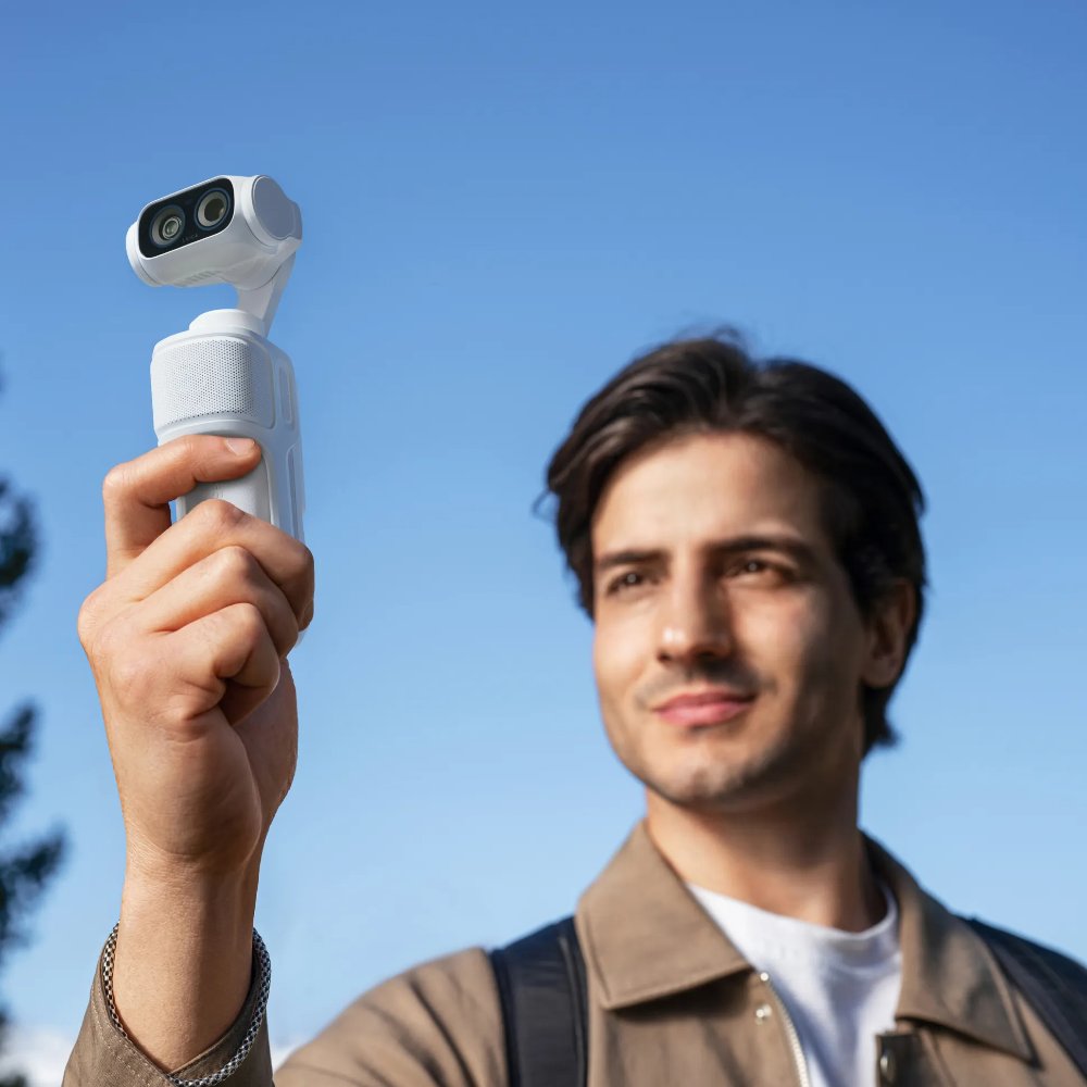Insta360 Sliding Protective Custodia per Luna - bianco