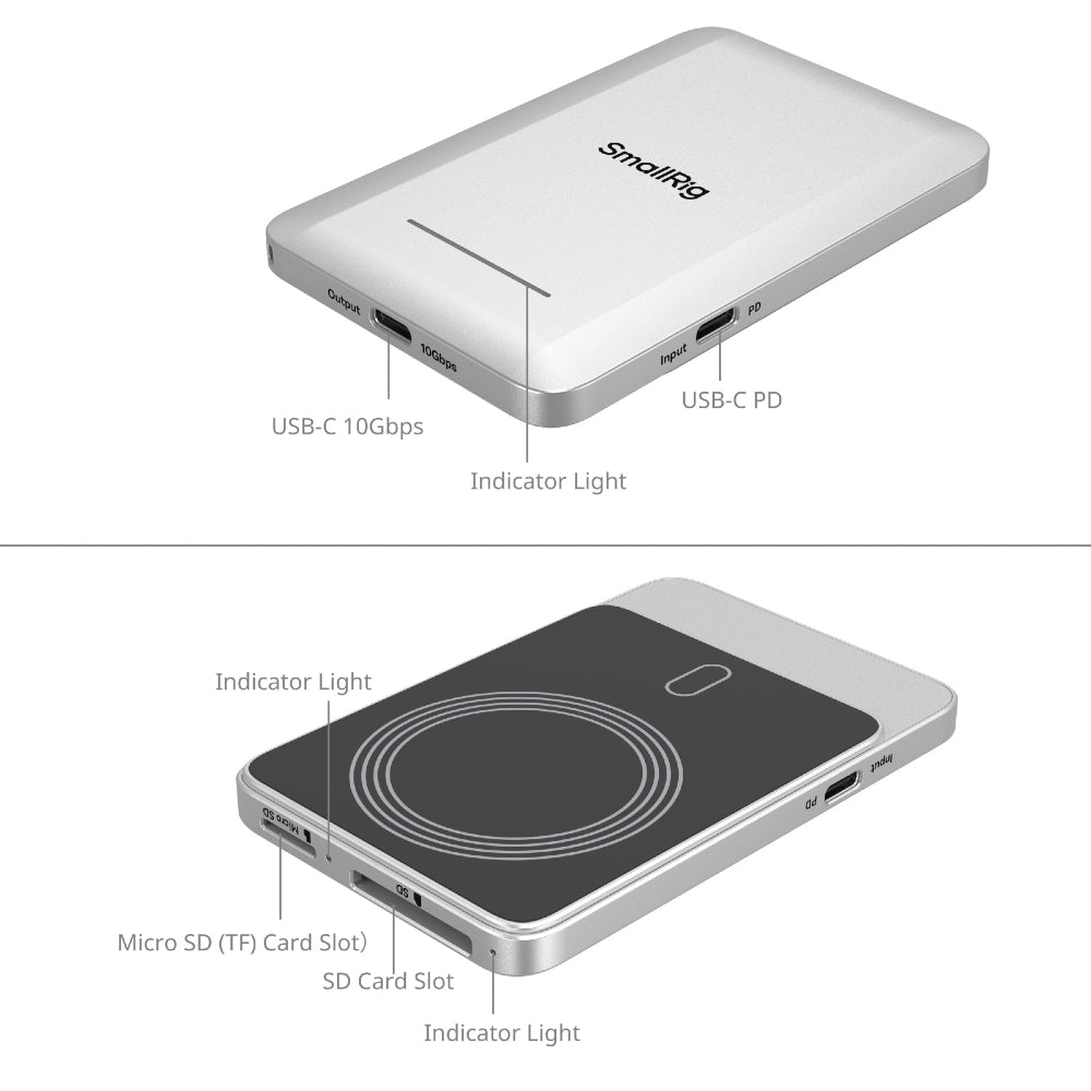 SmallRig 6292 Multifunctionele Portable SSD - 1TB