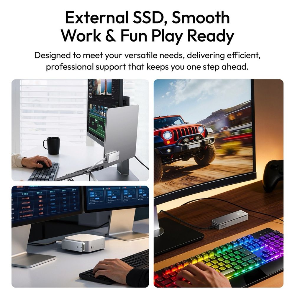 Ulanzi DT580 80Gbps M.2 NVMe SSD Enclosure