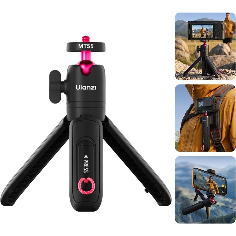 Ulanzi MT55 SnapGo Mini Selfie stick Tripod (1/4" Mount)