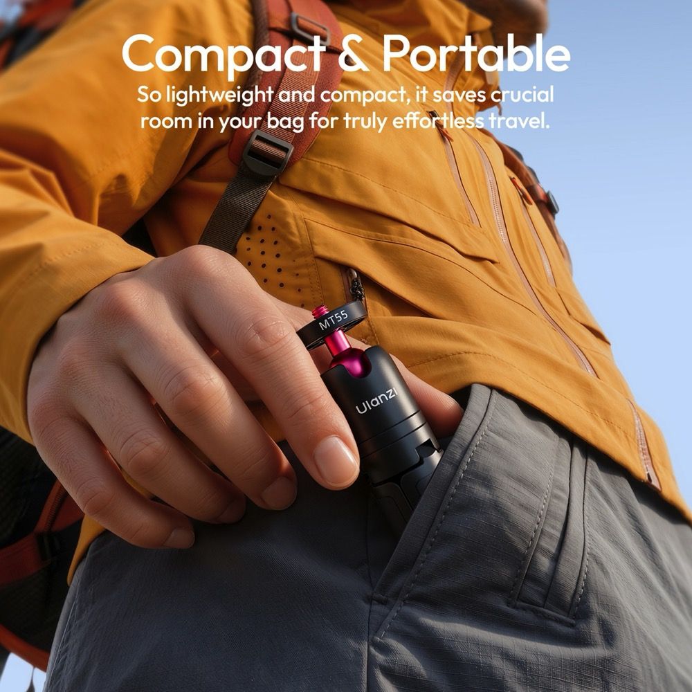 Ulanzi MT55 SnapGo Mini Selfie stick Tripod (1/4" Mount)