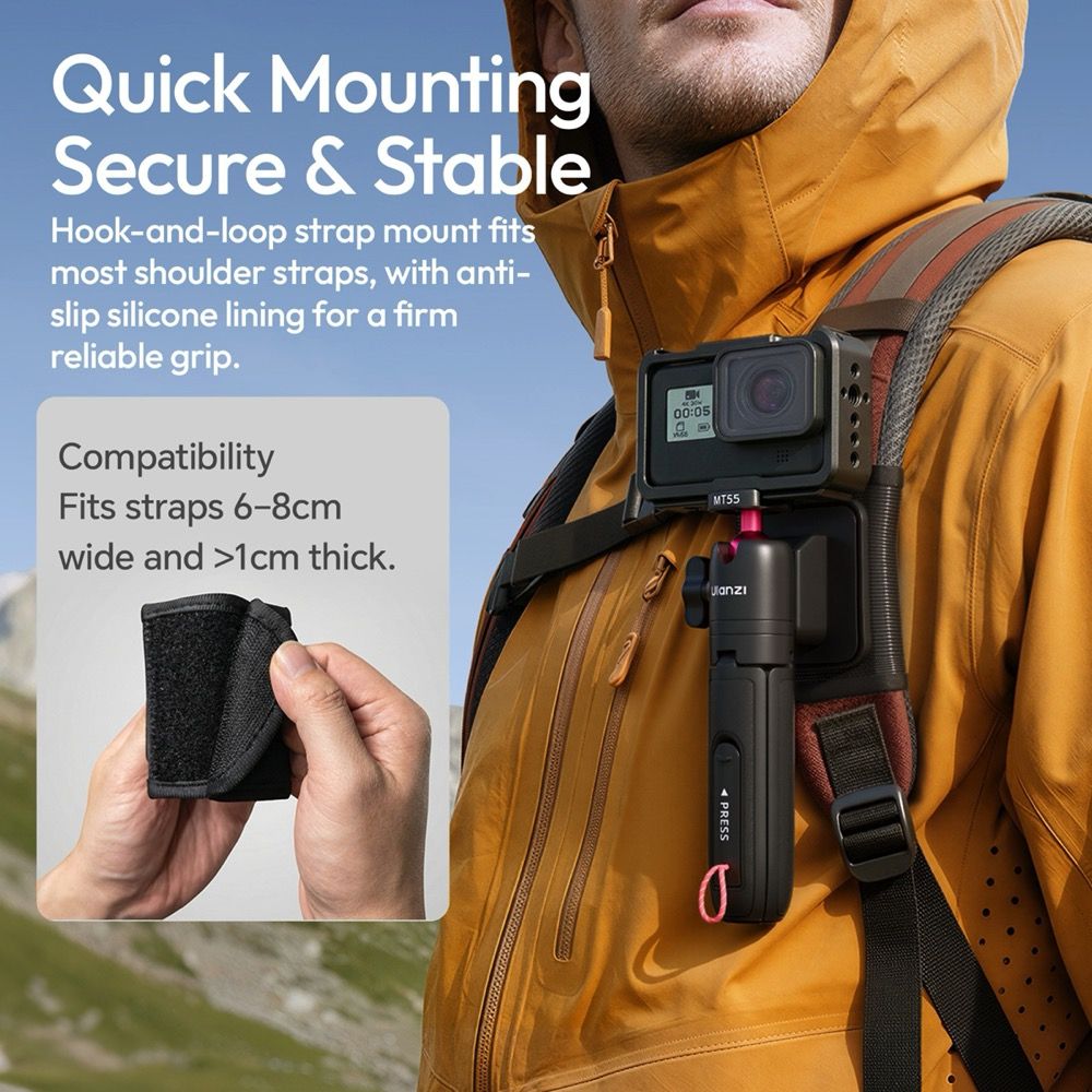 Ulanzi MT55 SnapGo Mini Selfie stick Tripod (1/4" Mount)