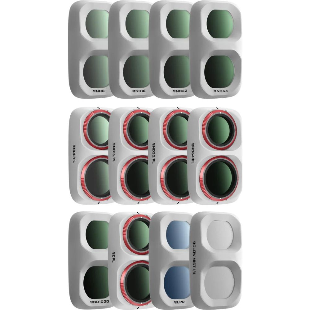 Freewell Osmo Pocket 4P Filtri - Kit Mega - Confezione da 12 - Bianco