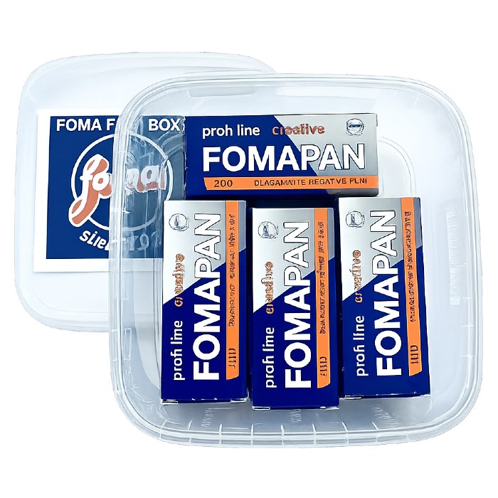 Foma Fomapan Creative 200 120 in 4ER Filmbox