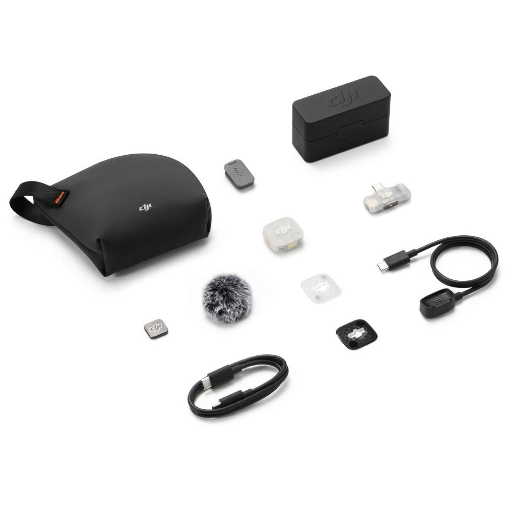 DJI Mic Mini 2S (1 TX + 1 Mobile RX + Charging Custodia)