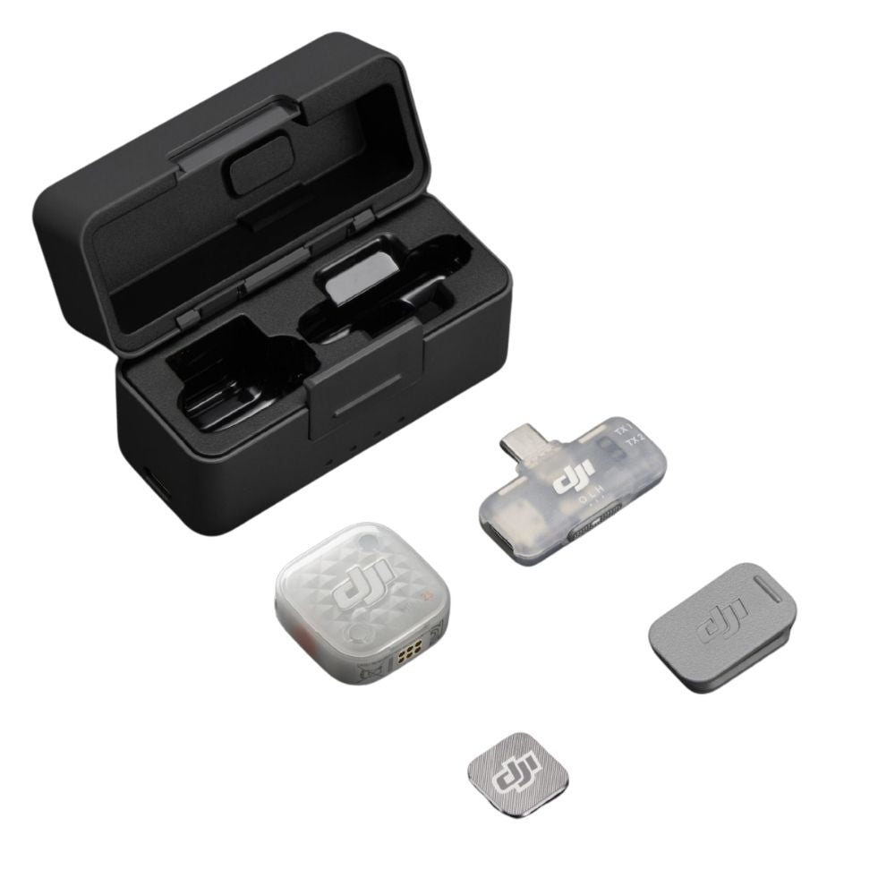 DJI Mic Mini 2S (1 TX + 1 Mobile RX + Charging Custodia)