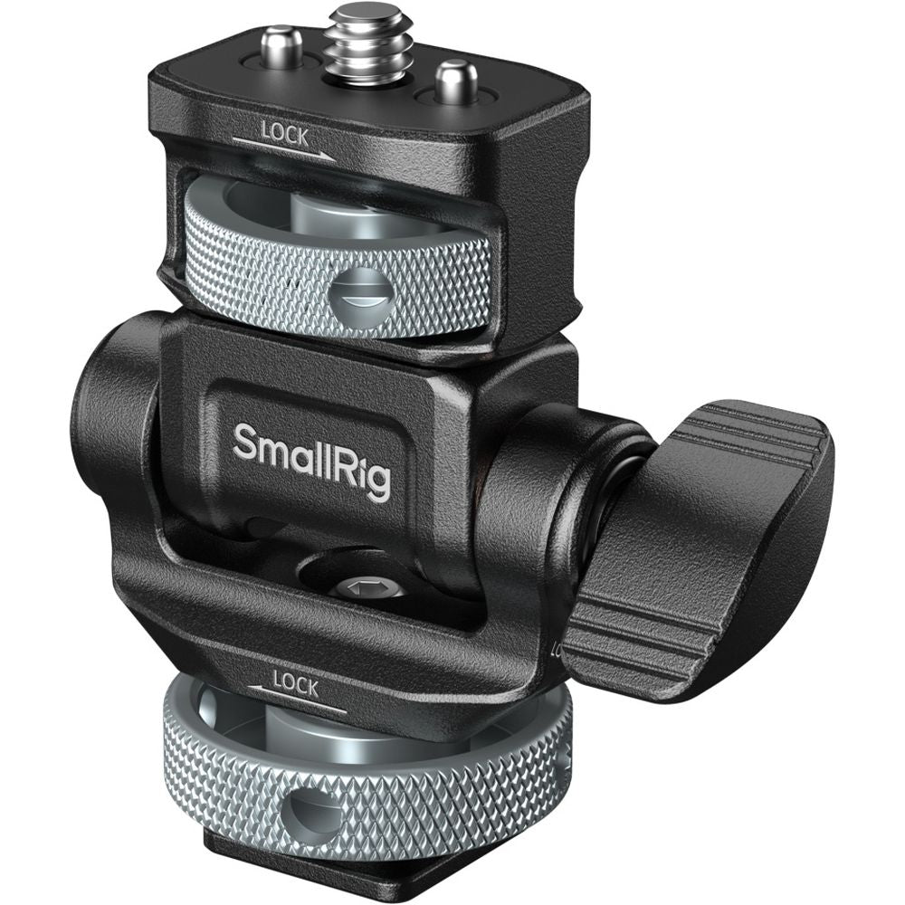 SmallRig 6313 Monitor Support per Horizontal & Vertical Shooting con Cold Shoe Attacco