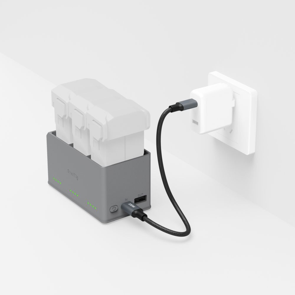 SmallRig 6502 100W Caricabatterie per DJI Mini 5 / 4 / 3 Pro