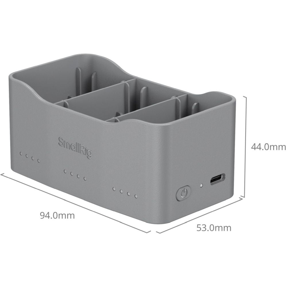 SmallRig 6501 65W Caricabatterie per DJI Mini 5 / 4 / 3 Pro