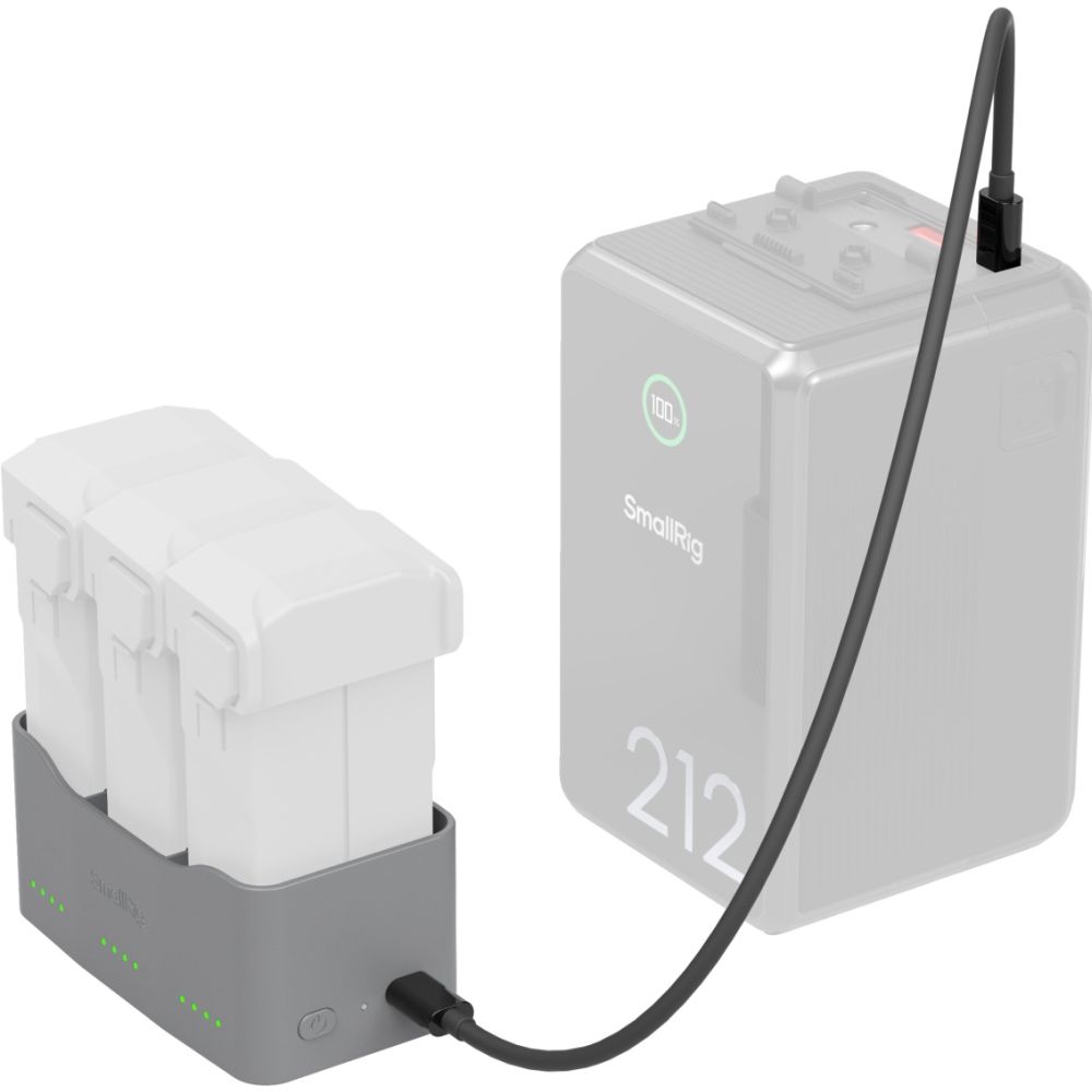 SmallRig 6501 65W Caricabatterie per DJI Mini 5 / 4 / 3 Pro