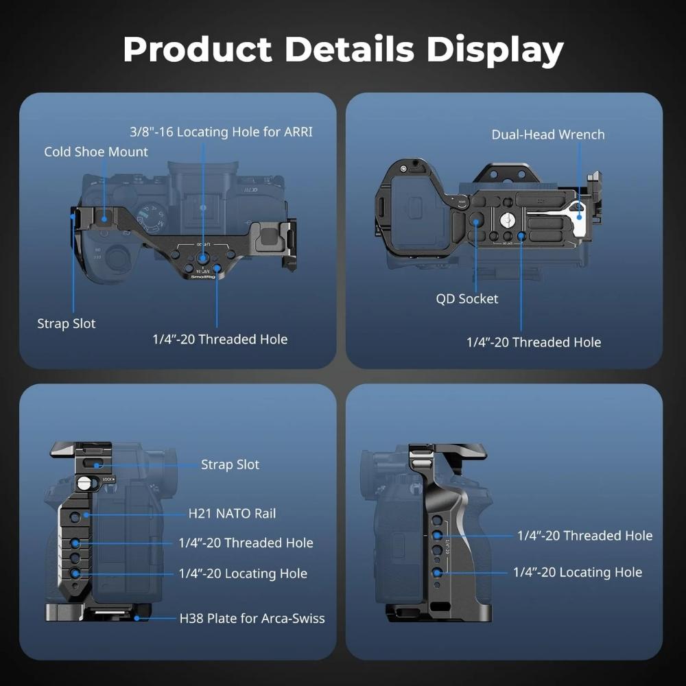 SmallRig 3669D Advanced Kit per Sony A7 IV / A7V / A7SIII