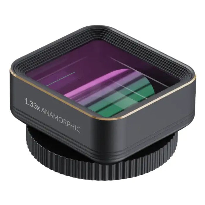 ShiftCam iPhone 16 Pro Custodia Dark Grigio Fabric + LensUltra 1,33x Anamorphic
