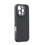 ShiftCam iPhone 16 Pro Custodia Dark Grigio Fabric + LensUltra 16mm Wide angle