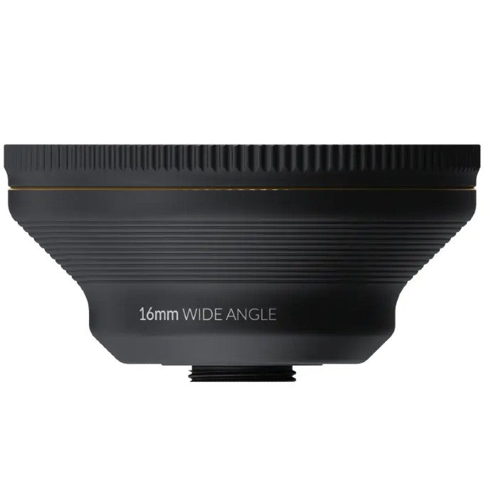 ShiftCam iPhone 16 Pro Custodia Dark Grigio Fabric + LensUltra 16mm Wide angle
