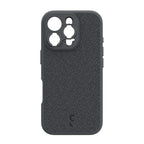 ShiftCam iPhone 16 Pro Custodia Dark Grigio Fabric + LensUltra 200° Fisheye