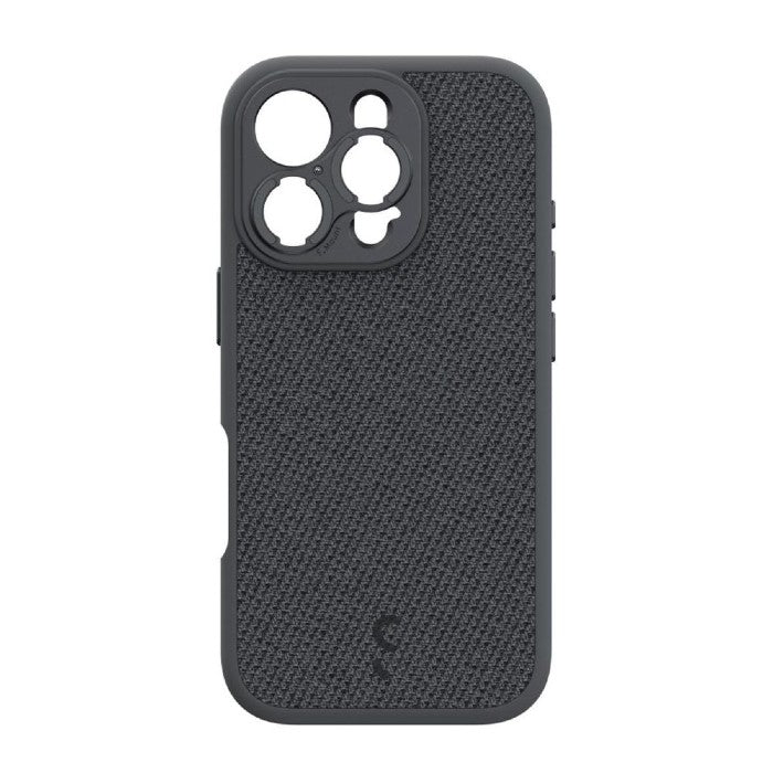 ShiftCam iPhone 16 Pro Custodia Dark Grigio Fabric + LensUltra 200° Fisheye